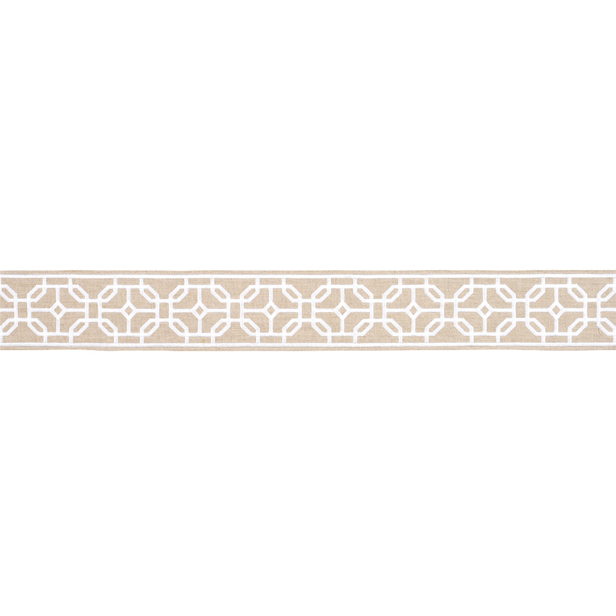 Schumacher Gazebo Trellis Tape Natural Trim 83653