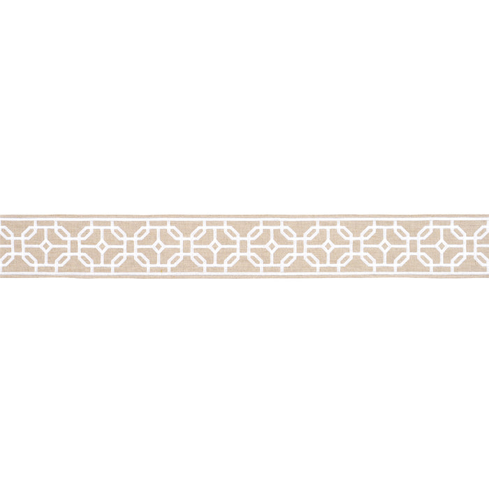 Schumacher Gazebo Trellis Tape Natural Trim 83653