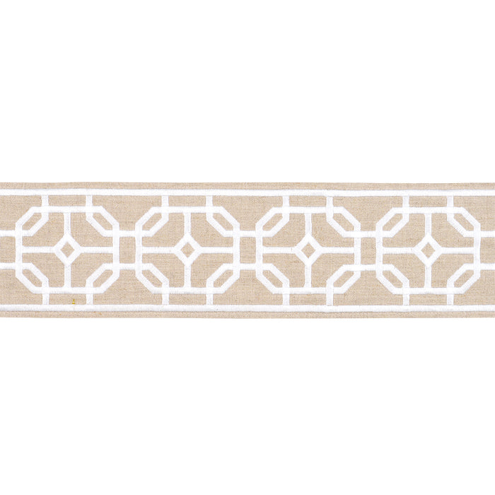 Schumacher Gazebo Trellis Tape Natural Trim 83653