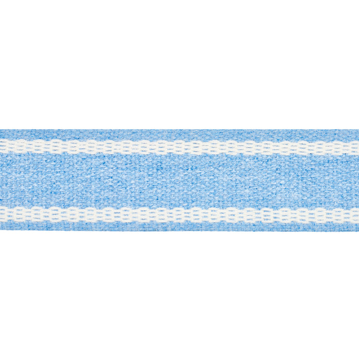 Schumacher Sullivan Tape Narrow Indoor/Outdoor Blue Trim Sample 83670