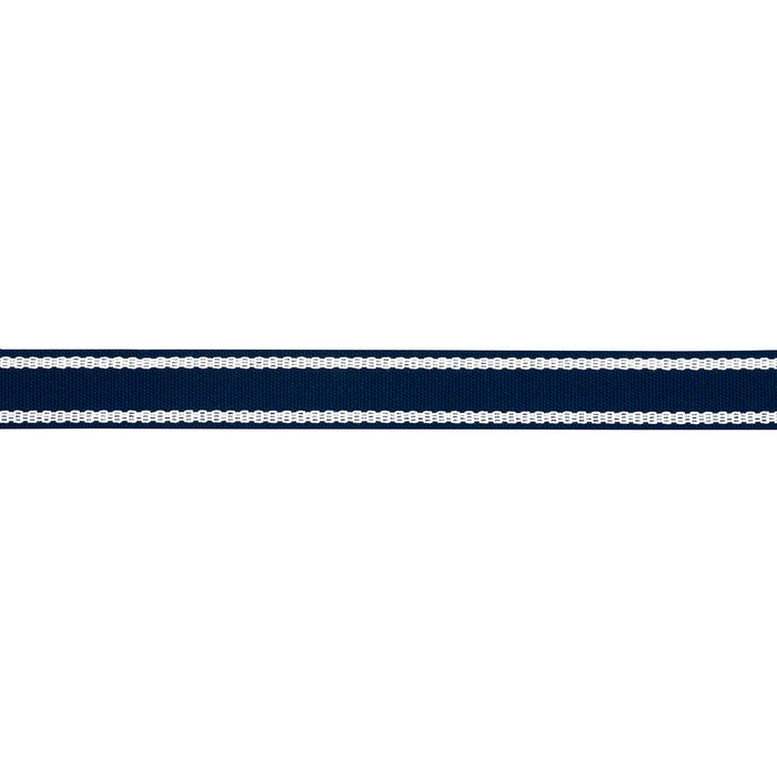 Schumacher Sullivan Tape Narrow Indoor/Outdoor Navy Trim 83673