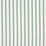 Schumacher Birdie Ticking Stripe Leaf Green Fabric Sample 83700