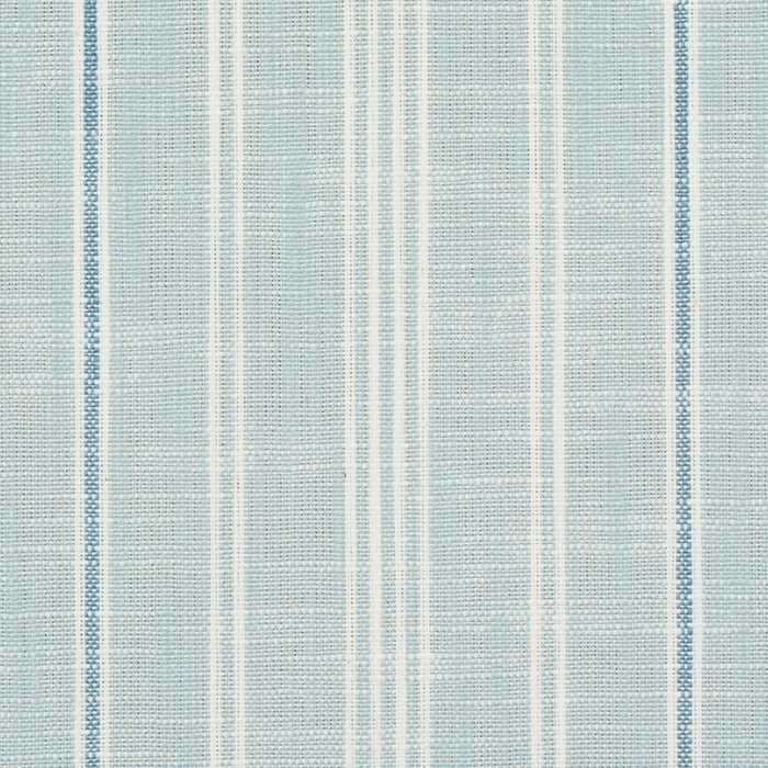 Schumacher Lucy Stripe China Blue Fabric 83712