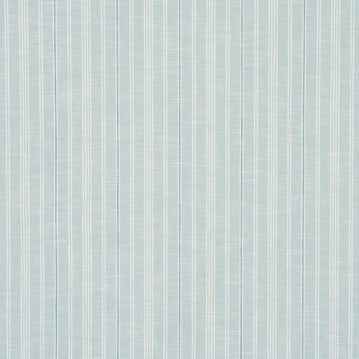 Schumacher Lucy Stripe China Blue Fabric 83712