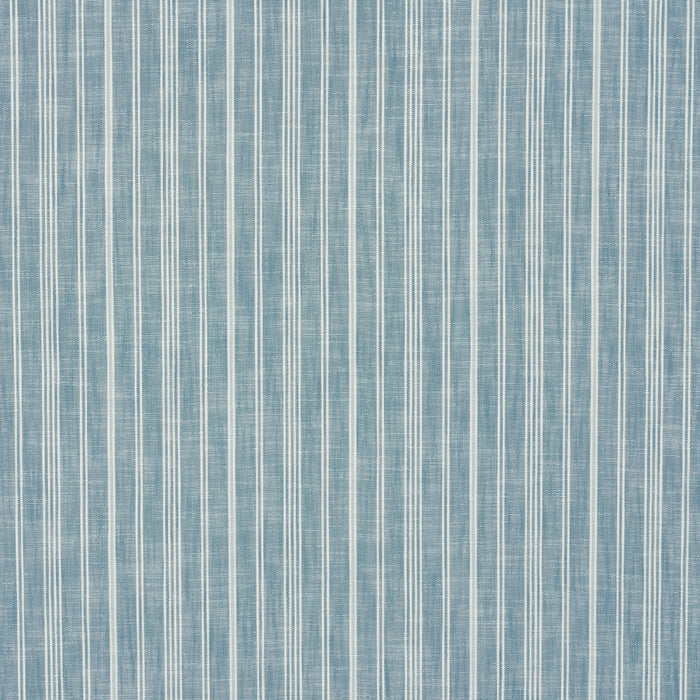 Schumacher Lucy Stripe Indigo Fabric 83713