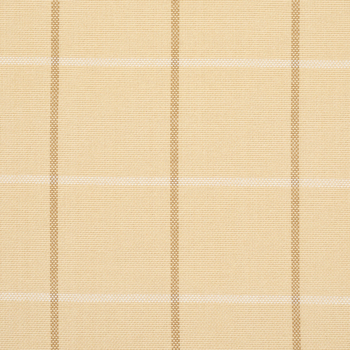 Schumacher Frannie Windowpane Camel Fabric 83780