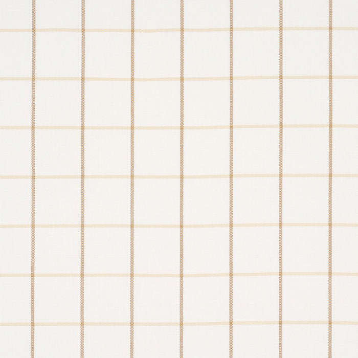 Schumacher Frannie Windowpane Neutral Fabric 83781