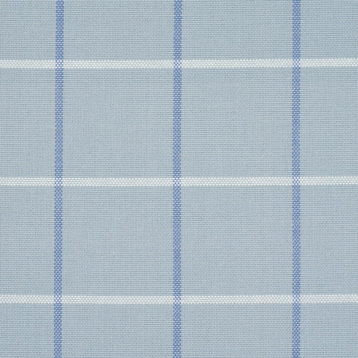 Schumacher Frannie Windowpane China Blue Fabric 83782