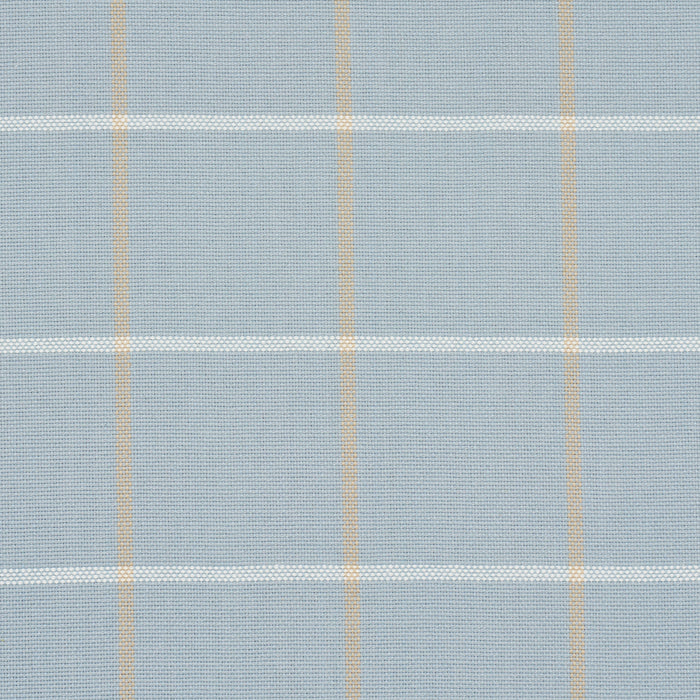 Schumacher Frannie Windowpane Light Blue Fabric 83785