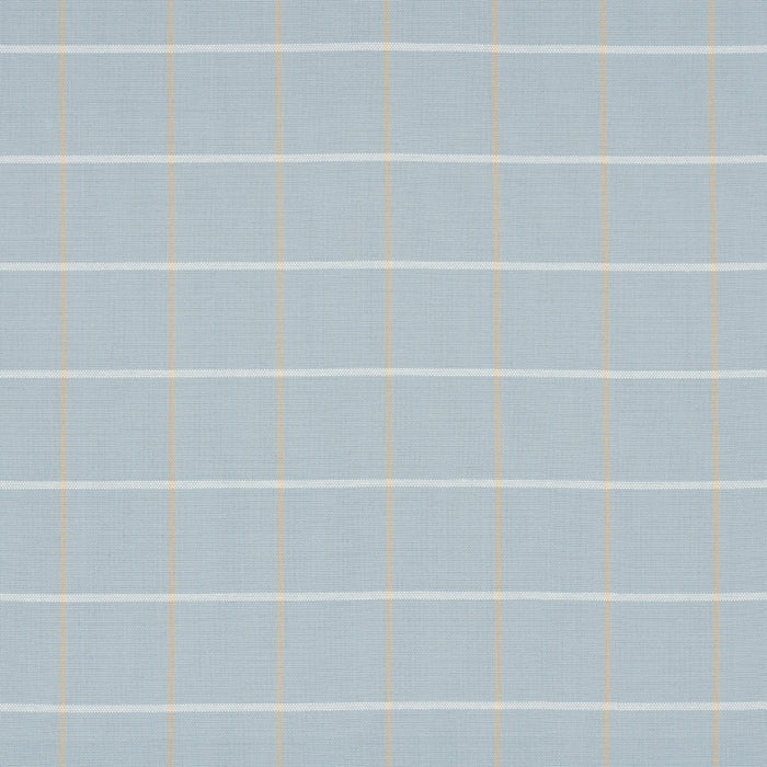 Schumacher Frannie Windowpane Light Blue Fabric 83785