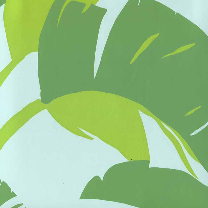 China Seas Amazon Leaf Green Lime Blue Wallpaper Sample 8380WP-13