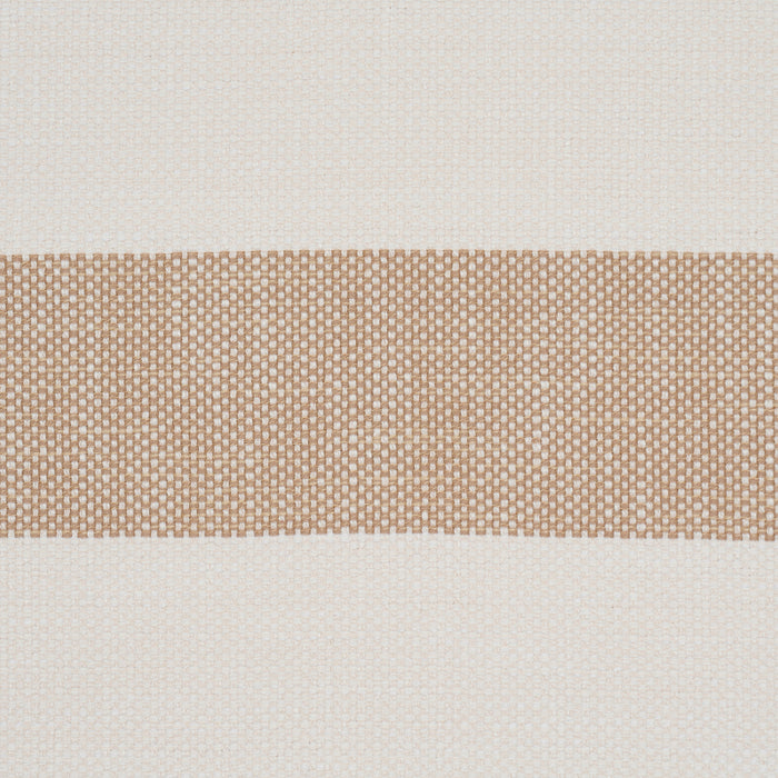 Schumacher Desert Wide Stripe Sand Fabric 83831