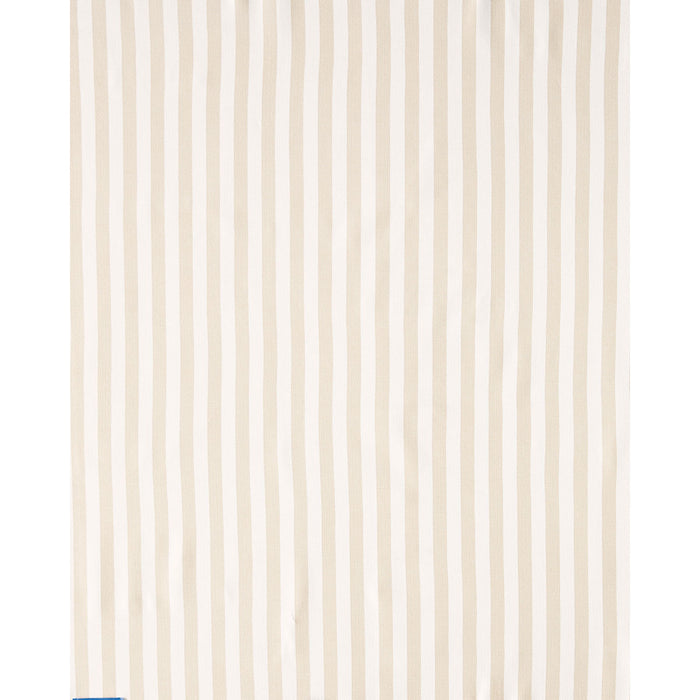 Schumacher Even Stripe Indoor/Outdoor Sand Fabric 83842