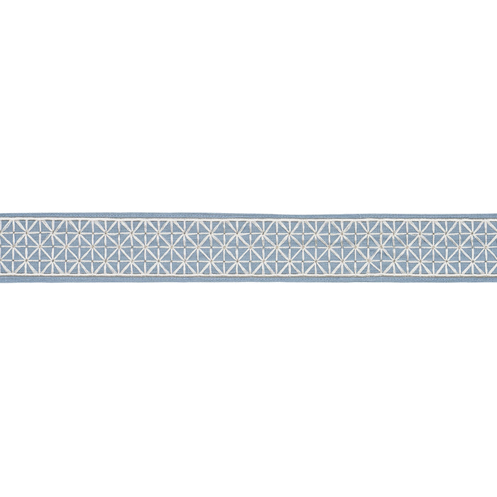 Schumacher Directoire Tape Narrow Sky Trim 83851