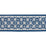 Schumacher Directoire Tape Narrow Bleu Marine Trim 83854