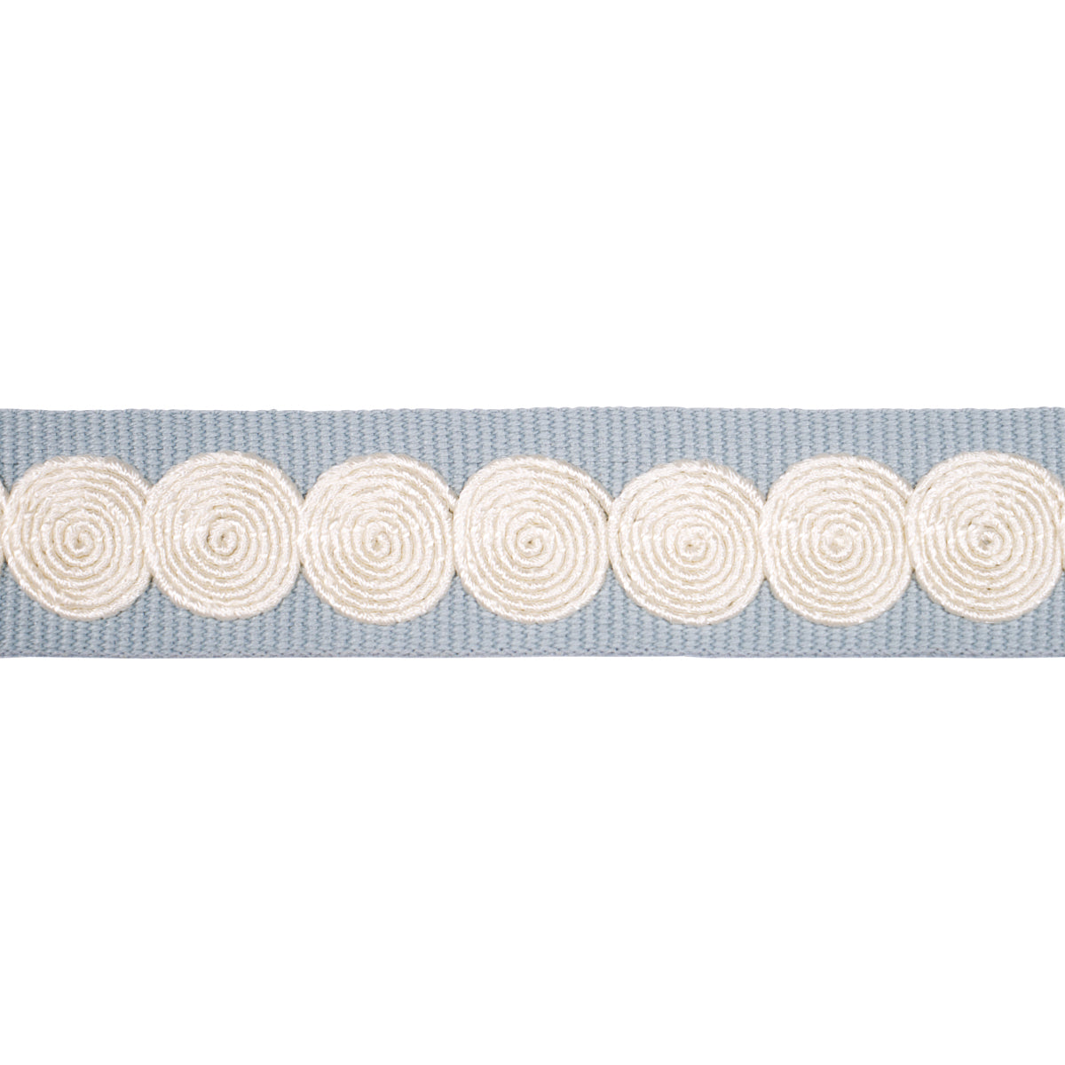 Schumacher Castille Tape Narrow Sky Trim 83880