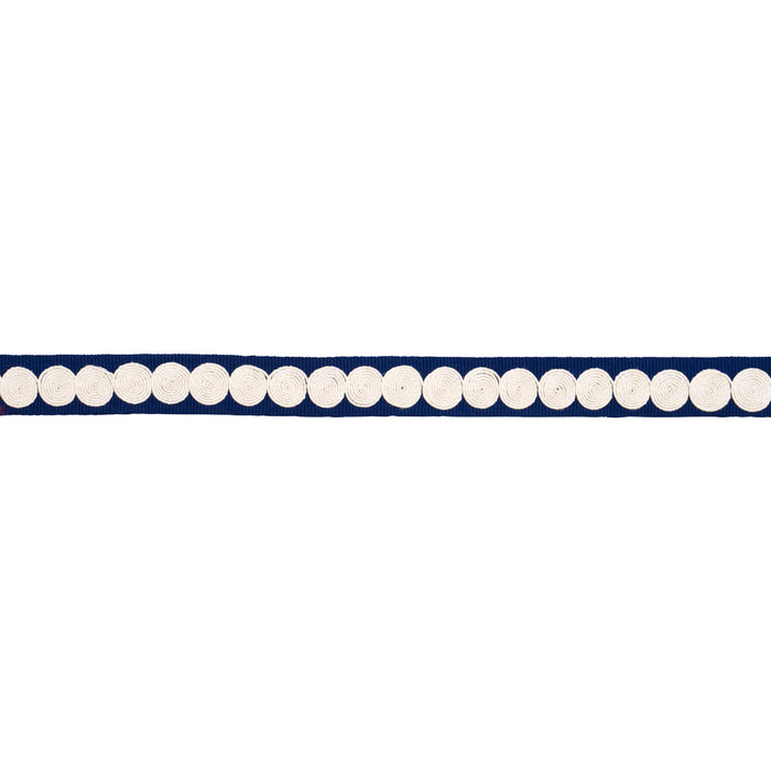 Schumacher Castille Tape Narrow Navy Trim 83882