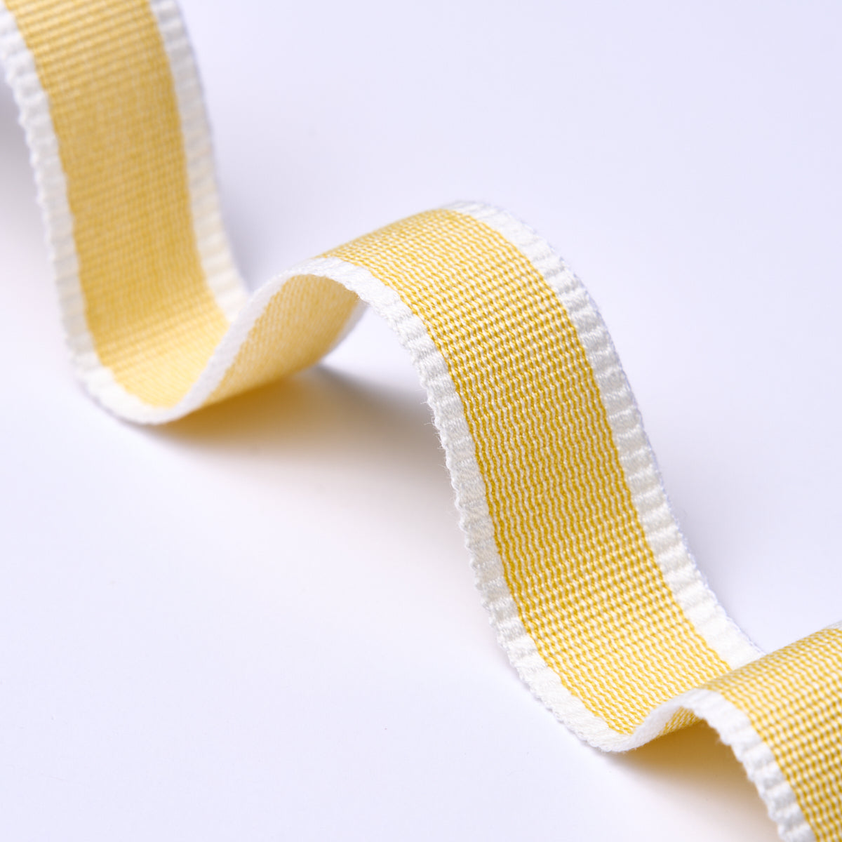 Schumacher Sandpiper Tape Narrow Yellow Trim 83890