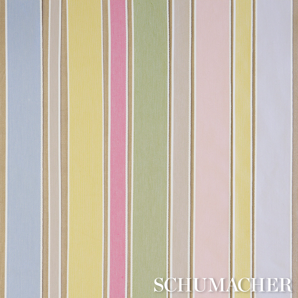 Schumacher Sandpiper Tape Narrow Yellow Trim 83890