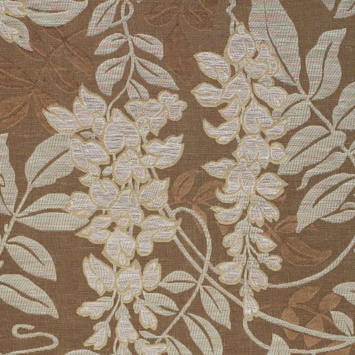 Schumacher Lucia Wisteria Sable Fabric 83902