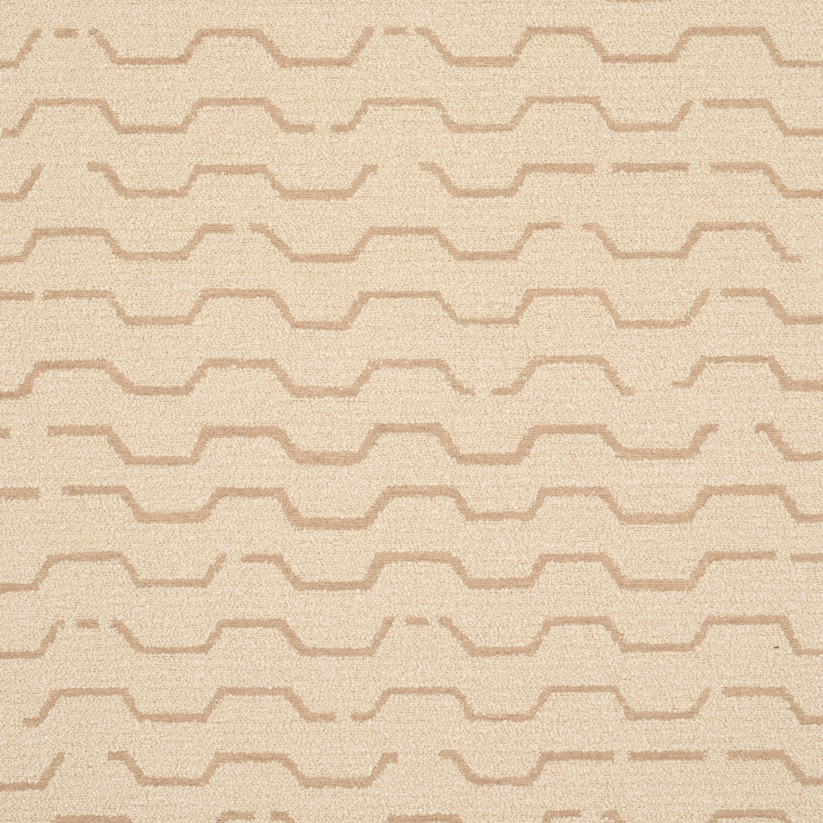 Schumacher Patek Wool Boucle Sand Fabric 83931