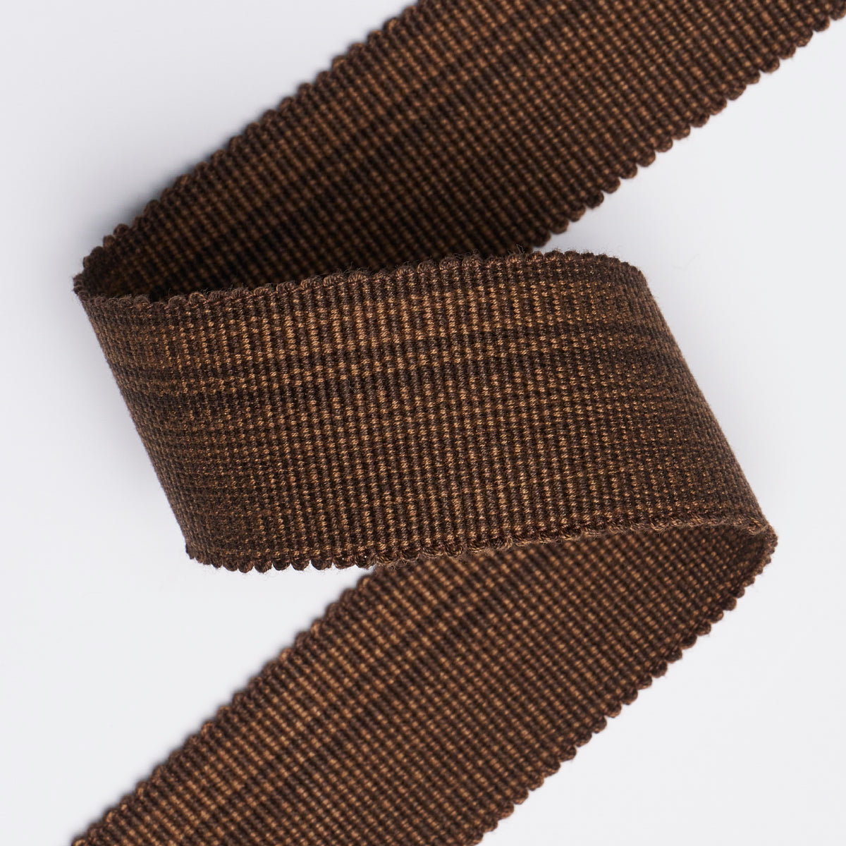 Schumacher Cotton Strie Tape Medium Chestnut Trim 83942