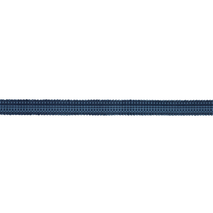 Schumacher Cotton Strie Tape Narrow Indigo Trim Sample 83950