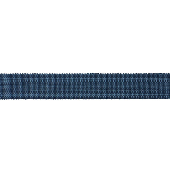 Schumacher Cotton Strie Tape Wide Indigo Trim 83962