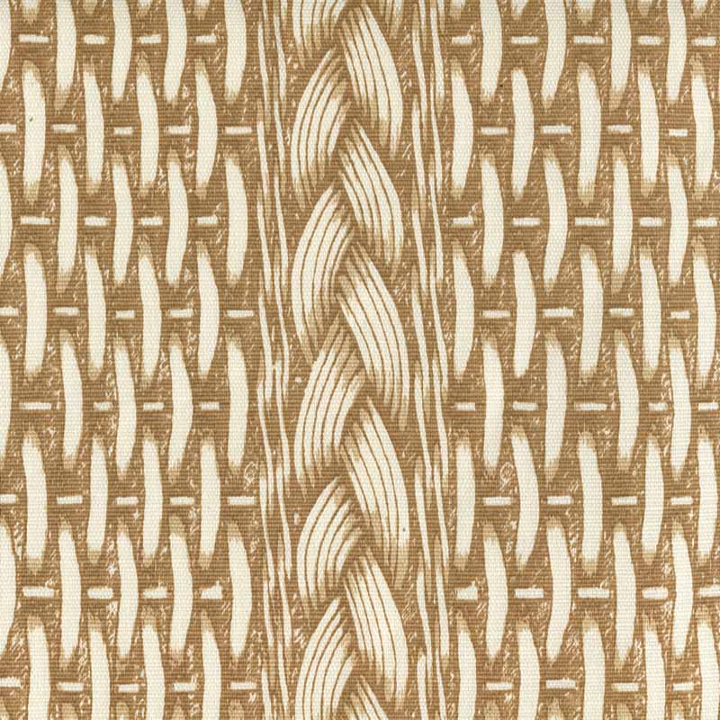 China Seas Newport Rattan Camels Fabric 8400-07