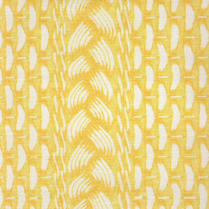 China Seas Newport Rattan Yellows Fabric Sample 8400-09