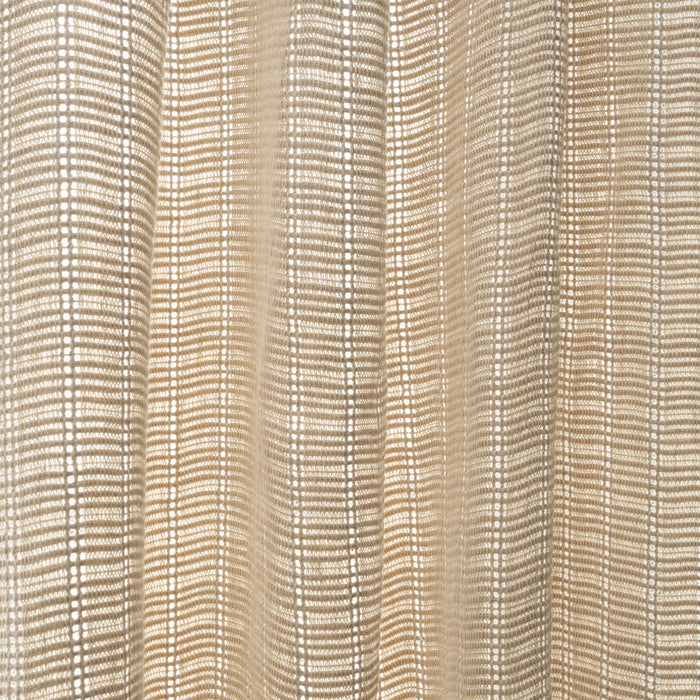 Schumacher Remi Handwoven Linen Casement Natural Fabric Sample 84040