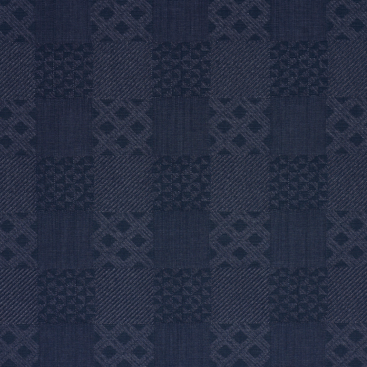 Schumacher Malia Indigo Fabric 84052