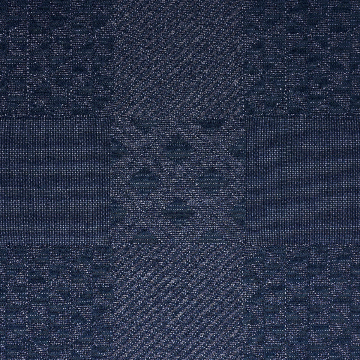 Schumacher Malia Indigo Fabric 84052