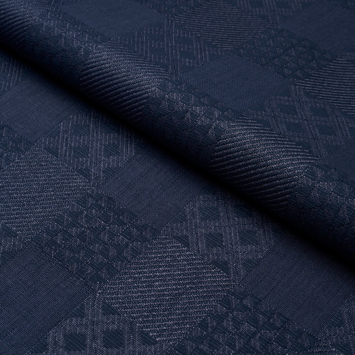 Schumacher Malia Indigo Fabric 84052