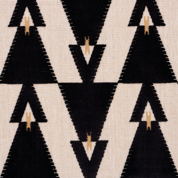 Schumacher Kalido Velvet Onyx Fabric 84121