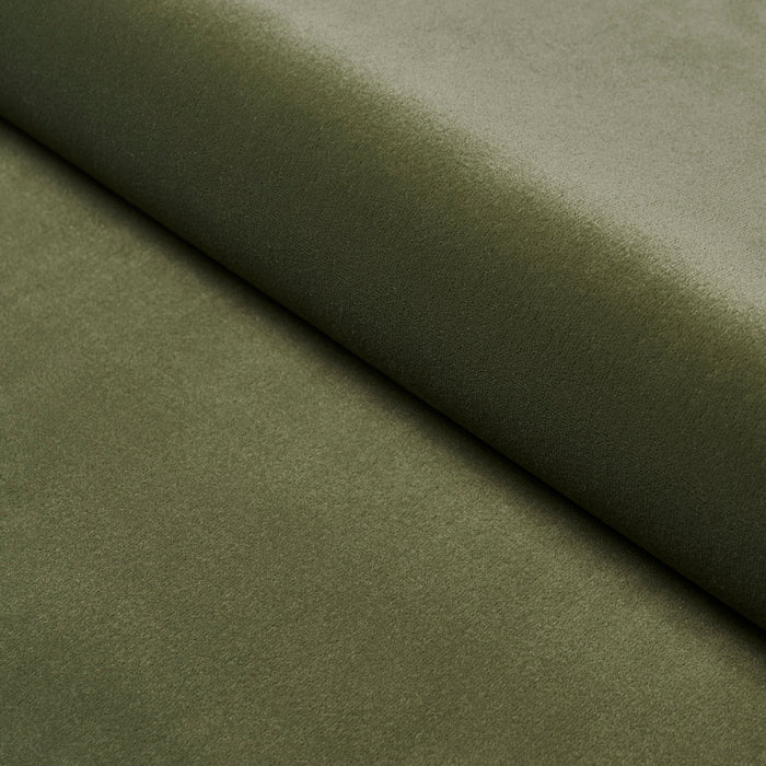 Schumacher Alistair Indoor/Outdoor Velvet Olive Fabric Sample 84131