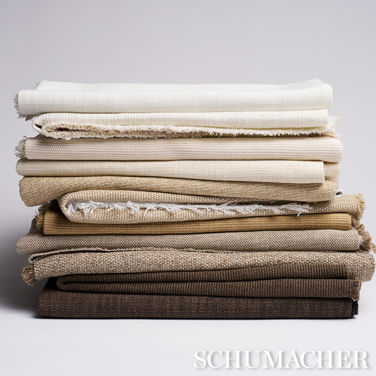 Schumacher Cooper Indoor/Outdoor Chocolate Fabric Sample 84145