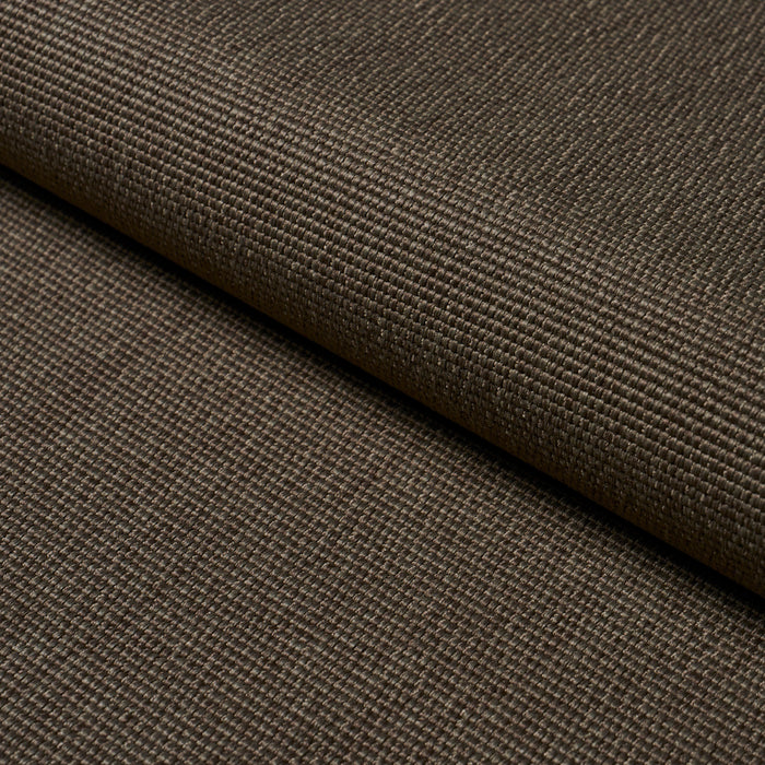 Schumacher Cooper Indoor/Outdoor Chocolate Fabric Sample 84145