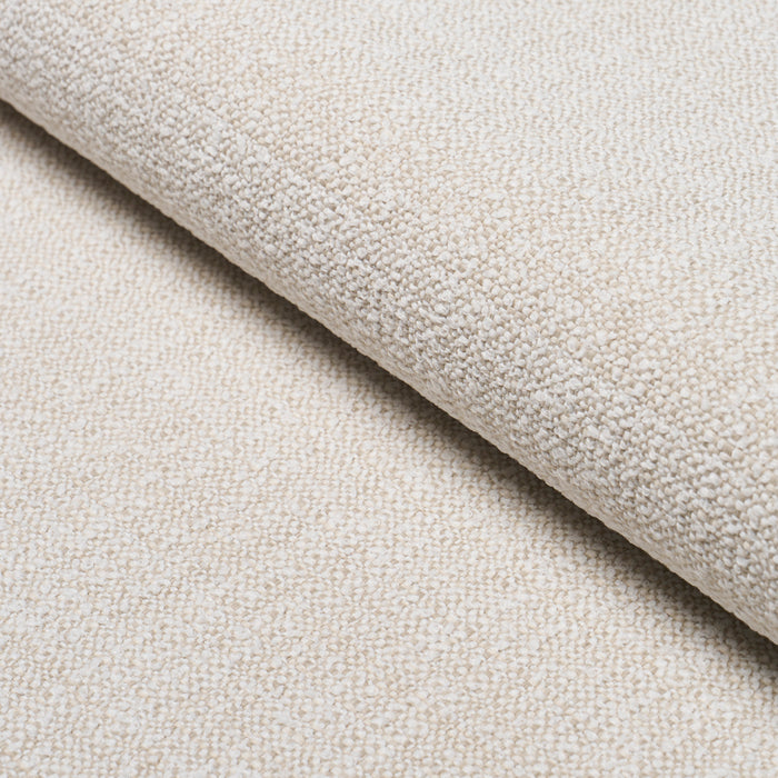 Schumacher Sadie Indoor/Outdoor White On Natural Fabric Sample 84150