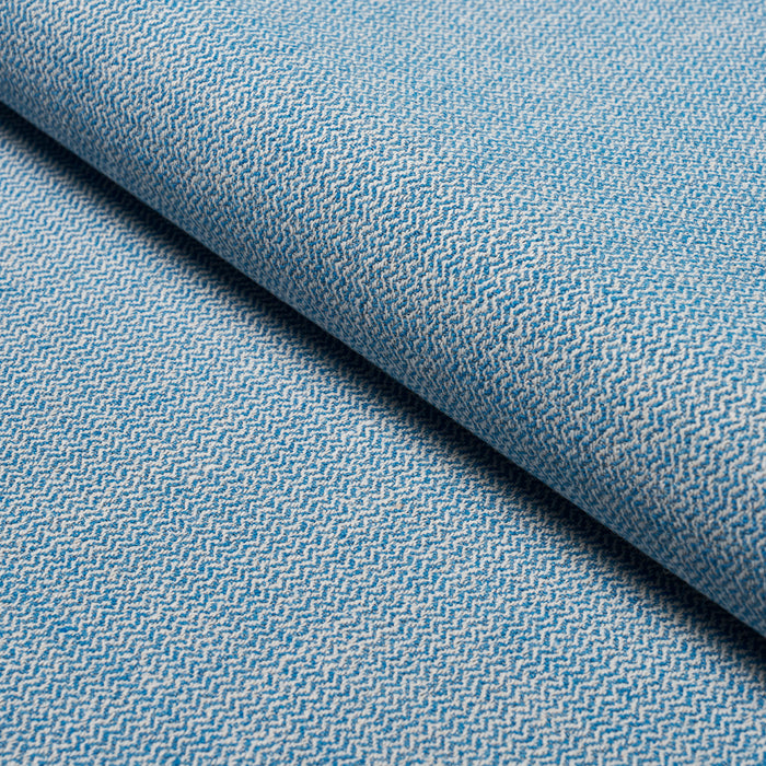 Schumacher Simon Indoor/Outdoor Blue Fabric Sample 84184