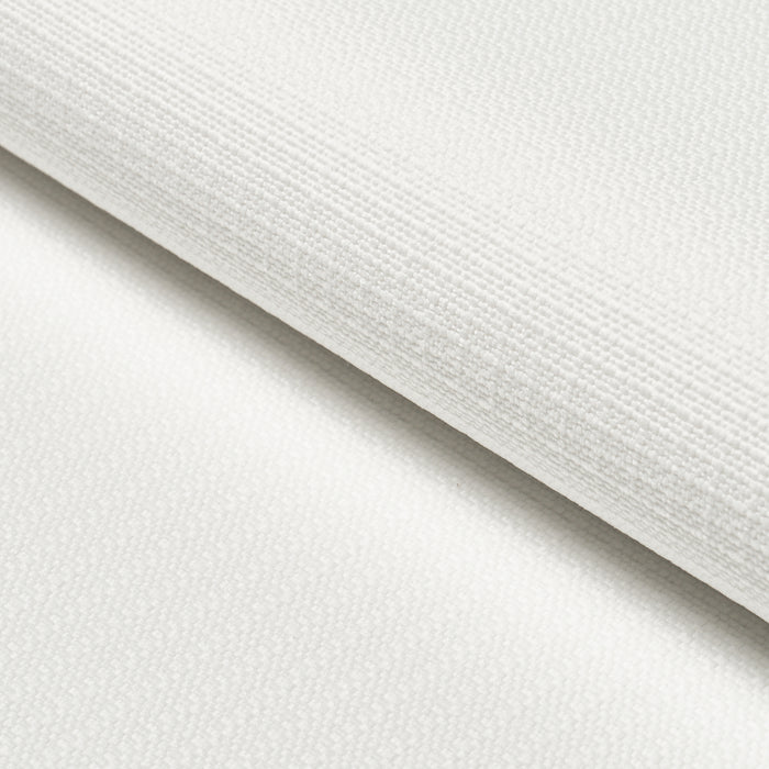 Schumacher Archie Indoor/Outdoor White Fabric Sample 84198