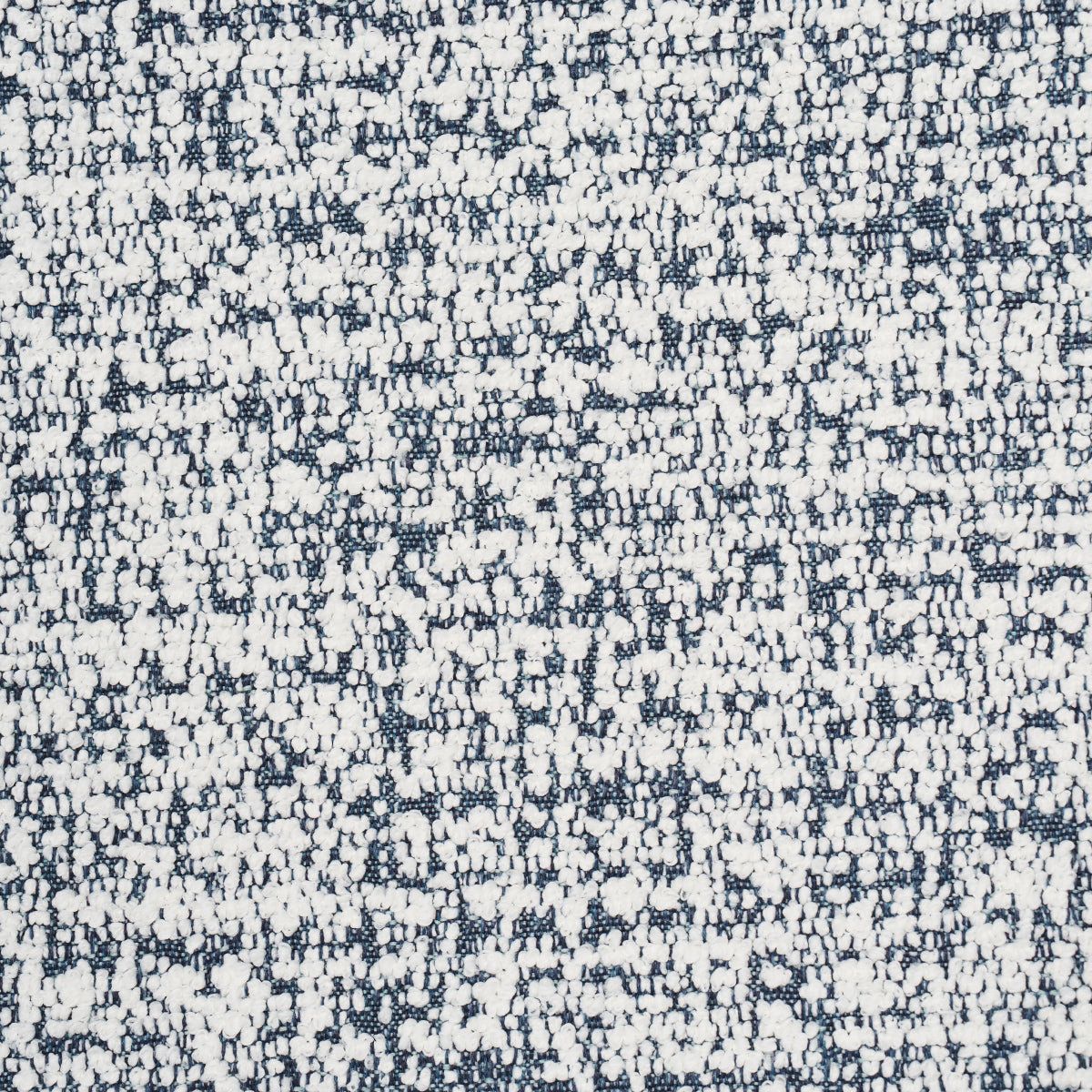 Schumacher Zuzu Indoor/Outdoor White On Navy Fabric 84202