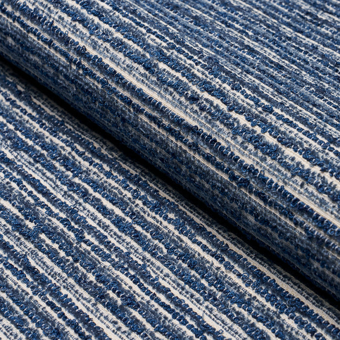 Schumacher Stucco Texture Indoor/Outdoor Indigo Fabric 84250