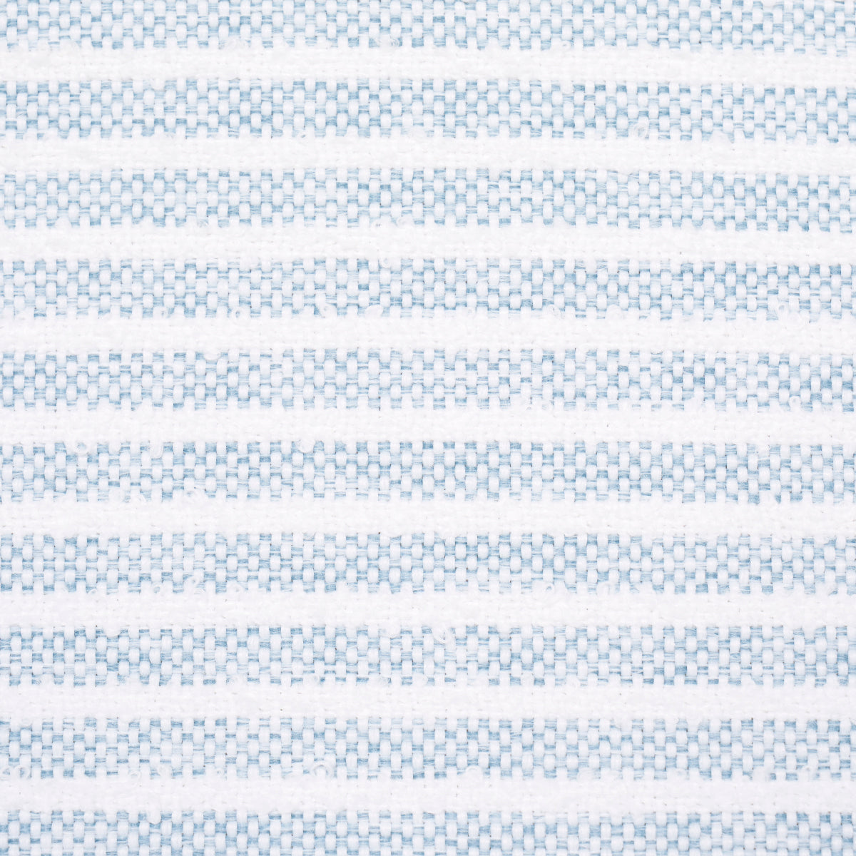 Schumacher Boucle Stripe Indoor/Outdoor Chambray Fabric Sample 84260