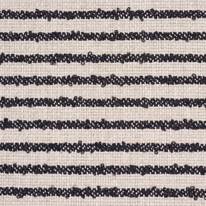 Schumacher Bouclé Stripe Indoor/Outdoor Jute Fabric 84262