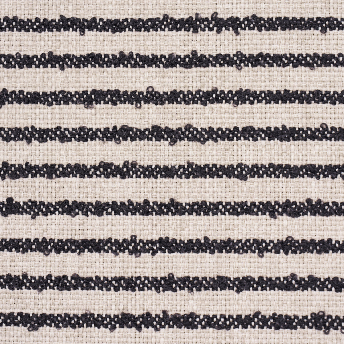 Schumacher Boucle Stripe Indoor/Outdoor Jute Fabric Sample 84262