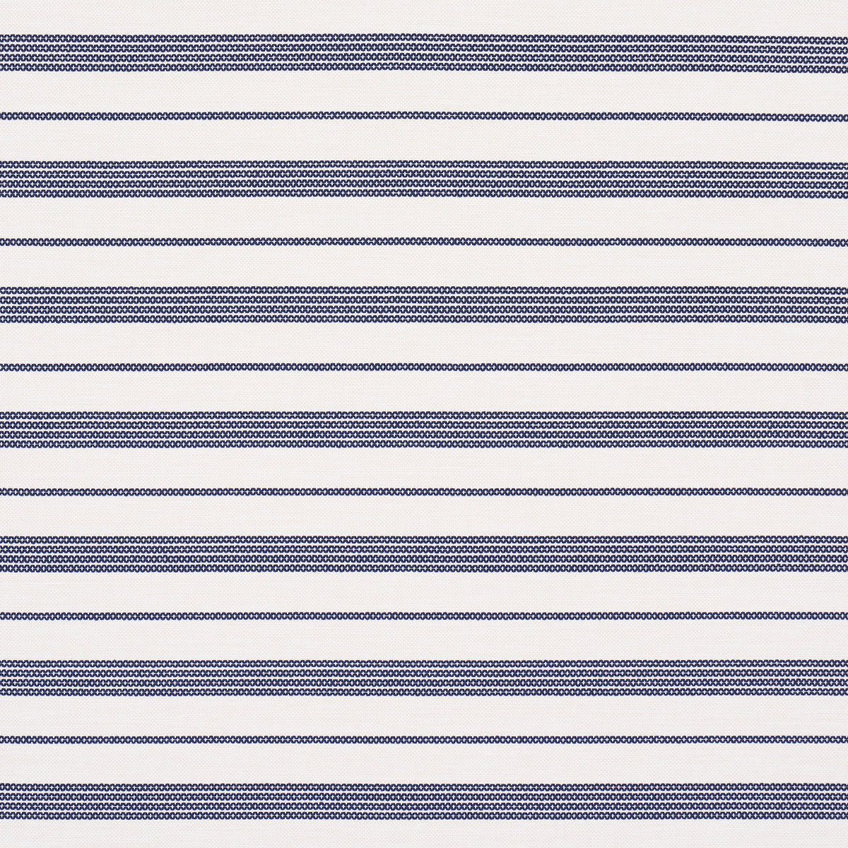 Schumacher Serra Mesa Indoor/Outdoor Stripe Navy Fabric 84270