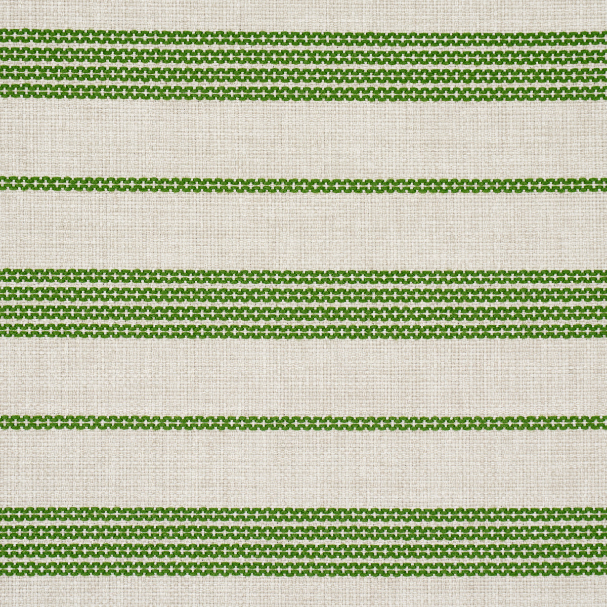 Schumacher Serra Mesa Indoor/Outdoor Stripe Verde Fabric 84272