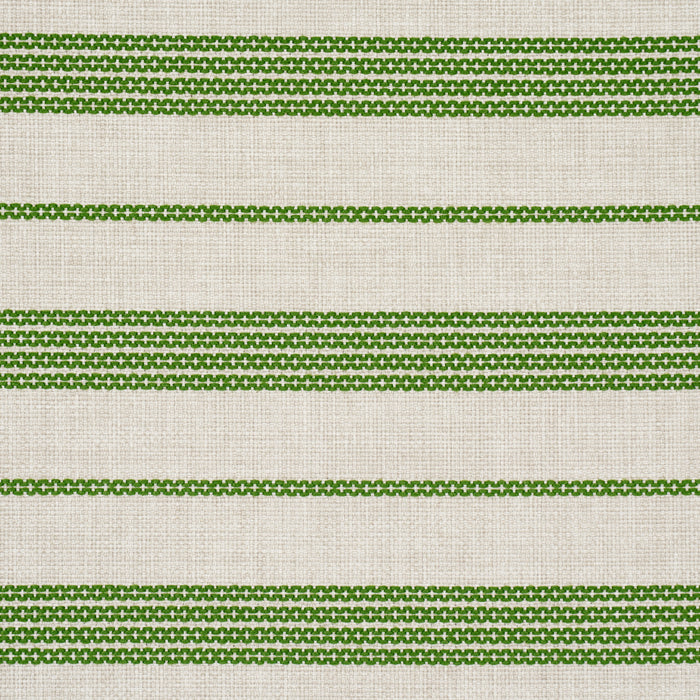 Schumacher Serra Mesa Indoor/Outdoor Stripe Verde Fabric 84272