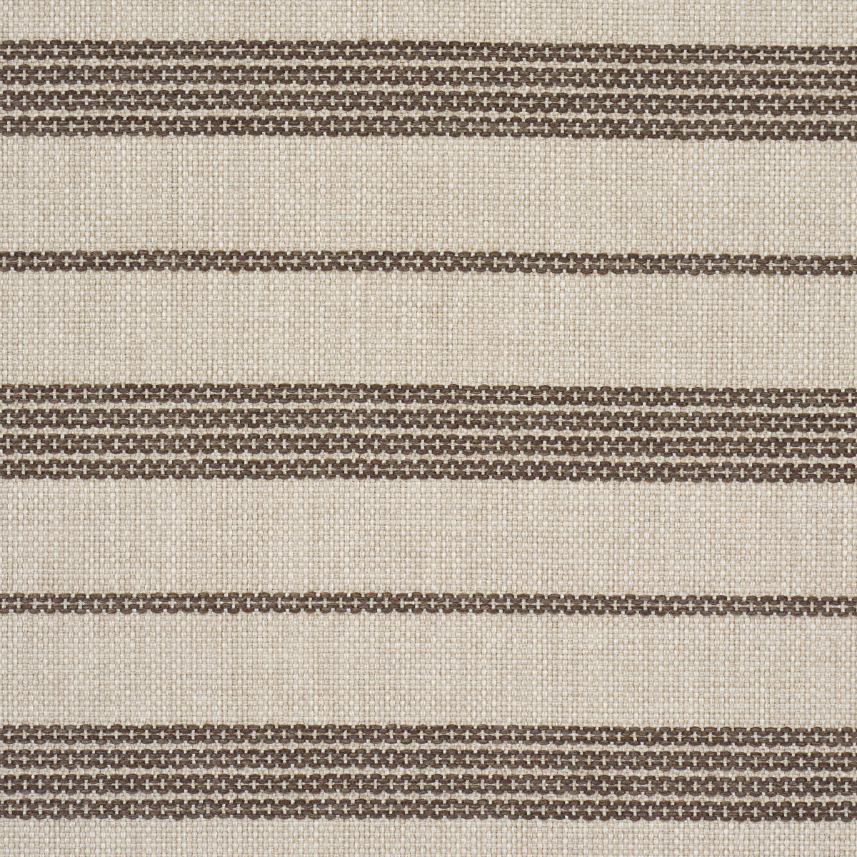 Schumacher Serra Mesa Indoor/Outdoor Stripe Burlap Fabric 84273